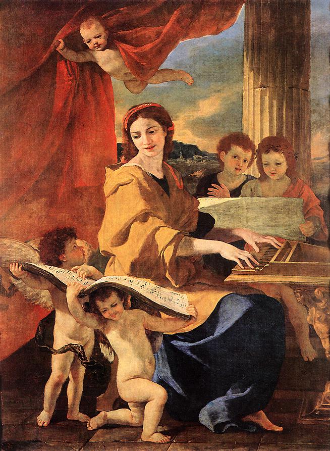 POUSSIN, Nicolas St Cecilia af